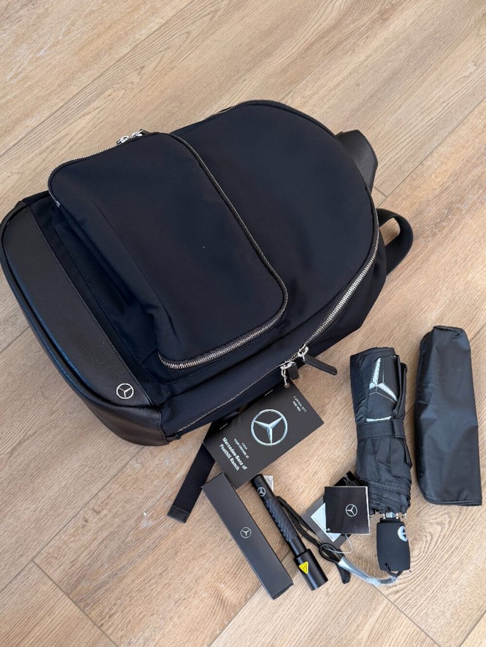 MERCEDES BENZ HAEFERST Limited Edition Black Backpack Set